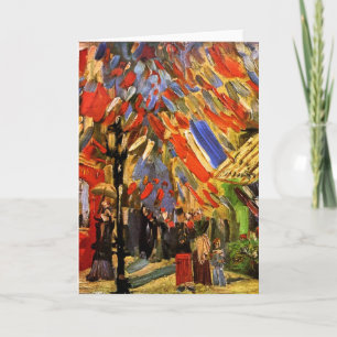 Vincent Van Gogh - Feier des 14. Juli Karte
