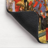 Vincent Van Gogh - Feier vom 14. Juli Mousepad (Ecke)