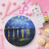 Vincent van Gogh feine Kunst, Starry Night over Rh Pappteller (Party)