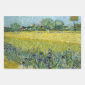 Vincent van Gogh Feld der Blume bei Arles Poste Geschenkpapier Set (Vorderseite)