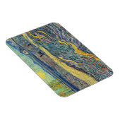 Vincent van Gogh - Feld mit pflügenden Bauern Magnet (Rechte Seite)