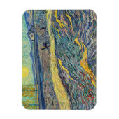 Vincent van Gogh - Feld mit pflügenden Bauern Magnet (Vertikal)