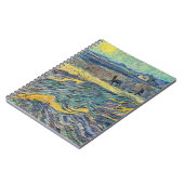 Vincent van Gogh - Feld mit pflügenden Bauern Notizblock (Linke Seite)