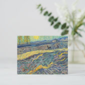 Vincent van Gogh - Feld mit pflügenden Bauern Postkarte (Stehend Vorderseite)