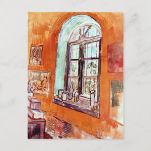 Vincent Van Gogh - Fenster von Vincent's Studio Postkarte