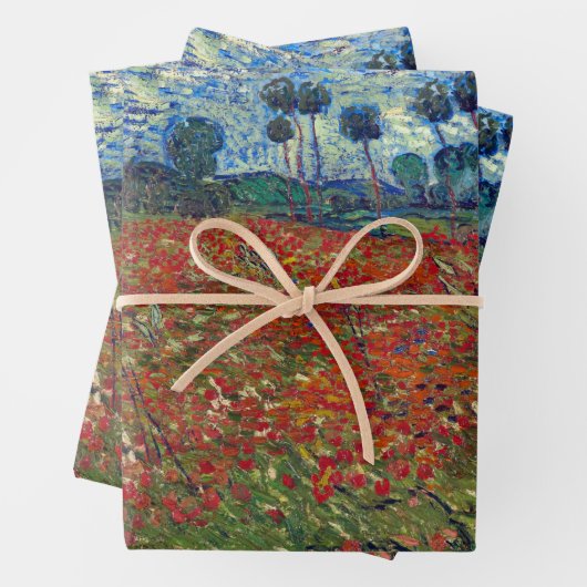 Vincent van Gogh Field of Poppies Poster Geschenkpapier Set (Beispiel)