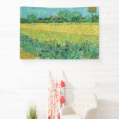 Vincent van Gogh - Field with Irises near Arles Banner (InSitu)