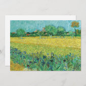 Vincent van Gogh - Field with Irises near Arles Dankeskarte (Vorne/Hinten)
