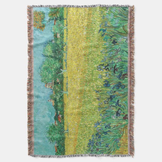 Vincent van Gogh - Field with Irises near Arles Decke (Vorderseite Vertikal)