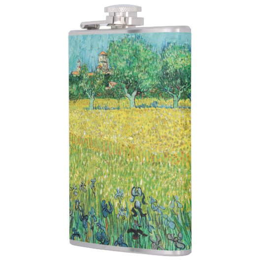 Vincent van Gogh - Field with Irises near Arles Flachmann (Links)