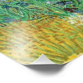 Vincent van Gogh - Field with Irises near Arles Fotodruck (Ecke)