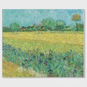 Vincent van Gogh - Field with Irises near Arles Geschenkpapier (Flach)