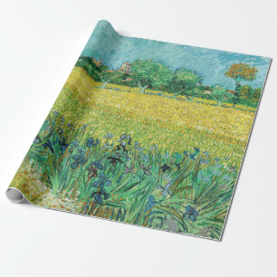 Vincent van Gogh - Field with Irises near Arles Geschenkpapier