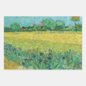 Vincent van Gogh - Field with Irises near Arles Geschenkpapier Set (Vorderseite 2)