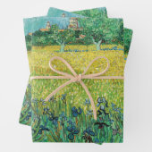Vincent van Gogh - Field with Irises near Arles Geschenkpapier Set (Beispiel)