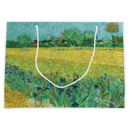 Vincent van Gogh - Field with Irises near Arles Große Geschenktüte