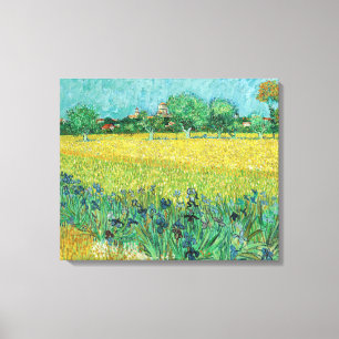 Vincent van Gogh - Field with Irises near Arles Leinwanddruck