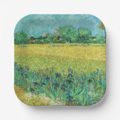 Vincent van Gogh - Field with Irises near Arles Pappteller (Vorderseite)