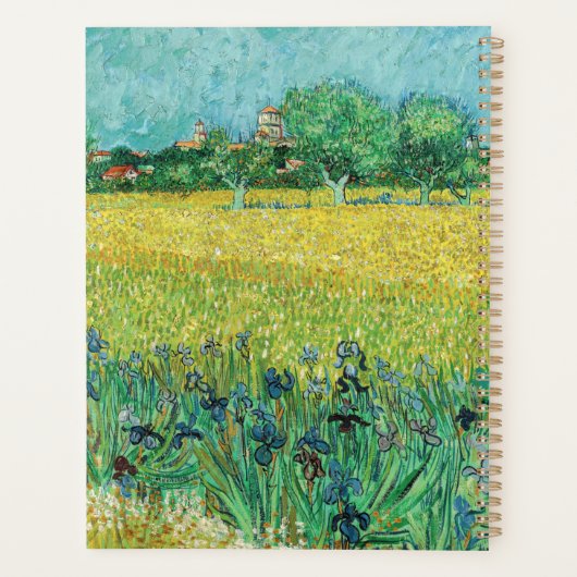 Vincent van Gogh - Field with Irises near Arles Planer (Rückseite)
