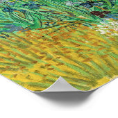 Vincent van Gogh - Field with Irises near Arles Poster (Ecke)