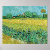Vincent van Gogh - Field with Irises near Arles Poster (Vorne)