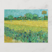 Vincent van Gogh - Field with Irises near Arles Postkarte (Vorderseite)
