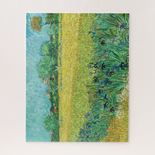 Vincent van Gogh - Field with Irises near Arles Puzzle (Vertikal)
