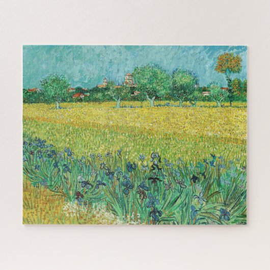 Vincent van Gogh - Field with Irises near Arles Puzzle (Horizontal)