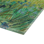 Vincent van Gogh - Field with Irises near Arles Schneidebrett (Ecke)