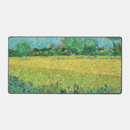 Vincent van Gogh - Field with Irises near Arles Schreibtischunterlage