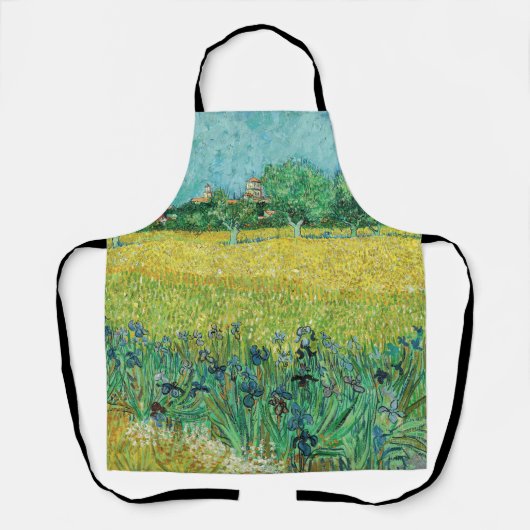 Vincent van Gogh - Field with Irises near Arles Schürze (Vorderseite)