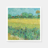 Vincent van Gogh - Field with Irises near Arles Serviette (Vorderseite)