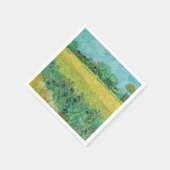 Vincent van Gogh - Field with Irises near Arles Serviette (Ecke)