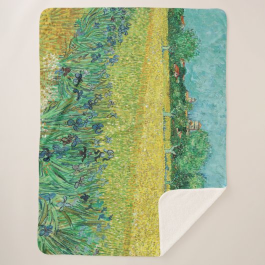 Vincent van Gogh - Field with Irises near Arles Sherpadecke (Vorderseite)