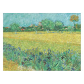 Vincent van Gogh - Field with Irises near Arles Tischdecke (Vorderseite (Horizontal))