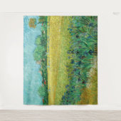 Vincent van Gogh - Field with Irises near Arles Wandteppich (Vorderseite)