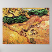Vincent Van Gogh - Field With Two Rabbits Fine Art Poster (Vorne)