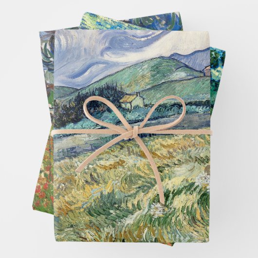 Vincent Van Gogh Fine Art Decoupage Geschenkpapier Set (Beispiel)