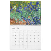 Vincent Van Gogh Fine Art & Quotes Kalender (Mär 2026)