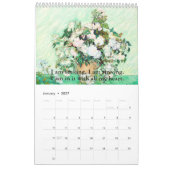 Vincent Van Gogh Fine Art & Quotes Kalender (Jan 2027)