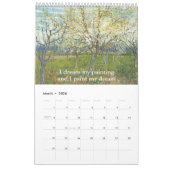 Vincent Van Gogh Fine Art & Quotes Kalender (Mär 2026)