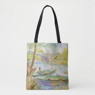 Vincent van Gogh Fischer im Frühling, Pont de Clic Tasche