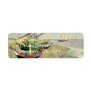Vincent van Gogh - Fischerboote am Strand