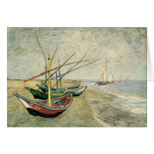 Vincent van Gogh - Fischerboote am Strand