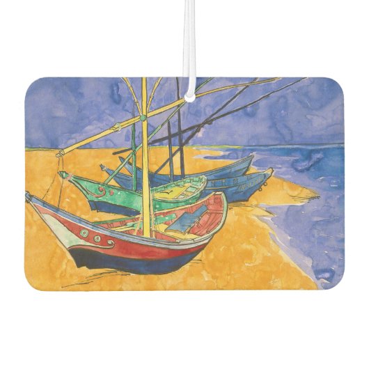 Vincent van Gogh - Fischerboote am Strand Autolufterfrischer (Vorderseite)