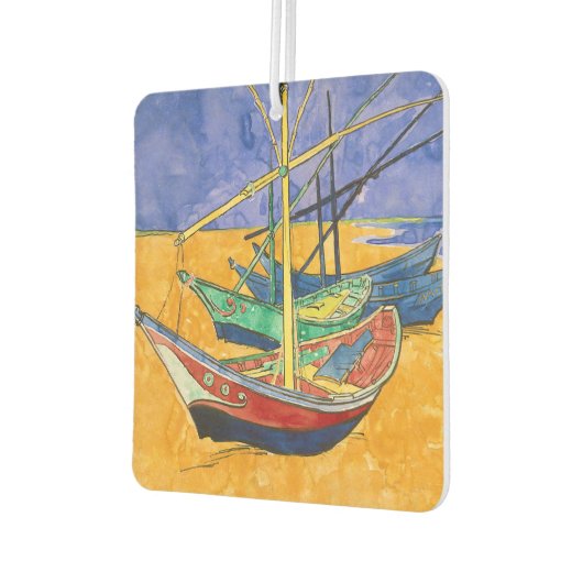 Vincent van Gogh - Fischerboote am Strand Autolufterfrischer (Links)