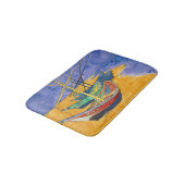 Vincent van Gogh - Fischerboote am Strand Badematte (Schrägansicht)