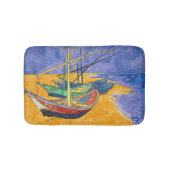 Vincent van Gogh - Fischerboote am Strand Badematte (Vorderseite)