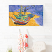 Vincent van Gogh - Fischerboote am Strand Banner (Insitu)