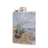 Vincent van Gogh - Fischerboote am Strand Flachmann (Links)
